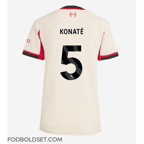 Liverpool Ibrahima Konate #5 Udebanetrøje Dame 2025-26 Kortærmet